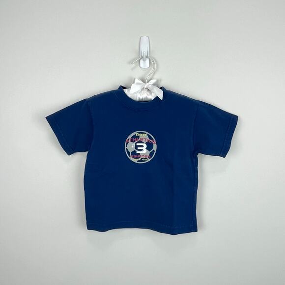 Vintage OshKosh B'gosh OKB #3 Soccer T-Shirt 18 Months - Picture 1 of 6
